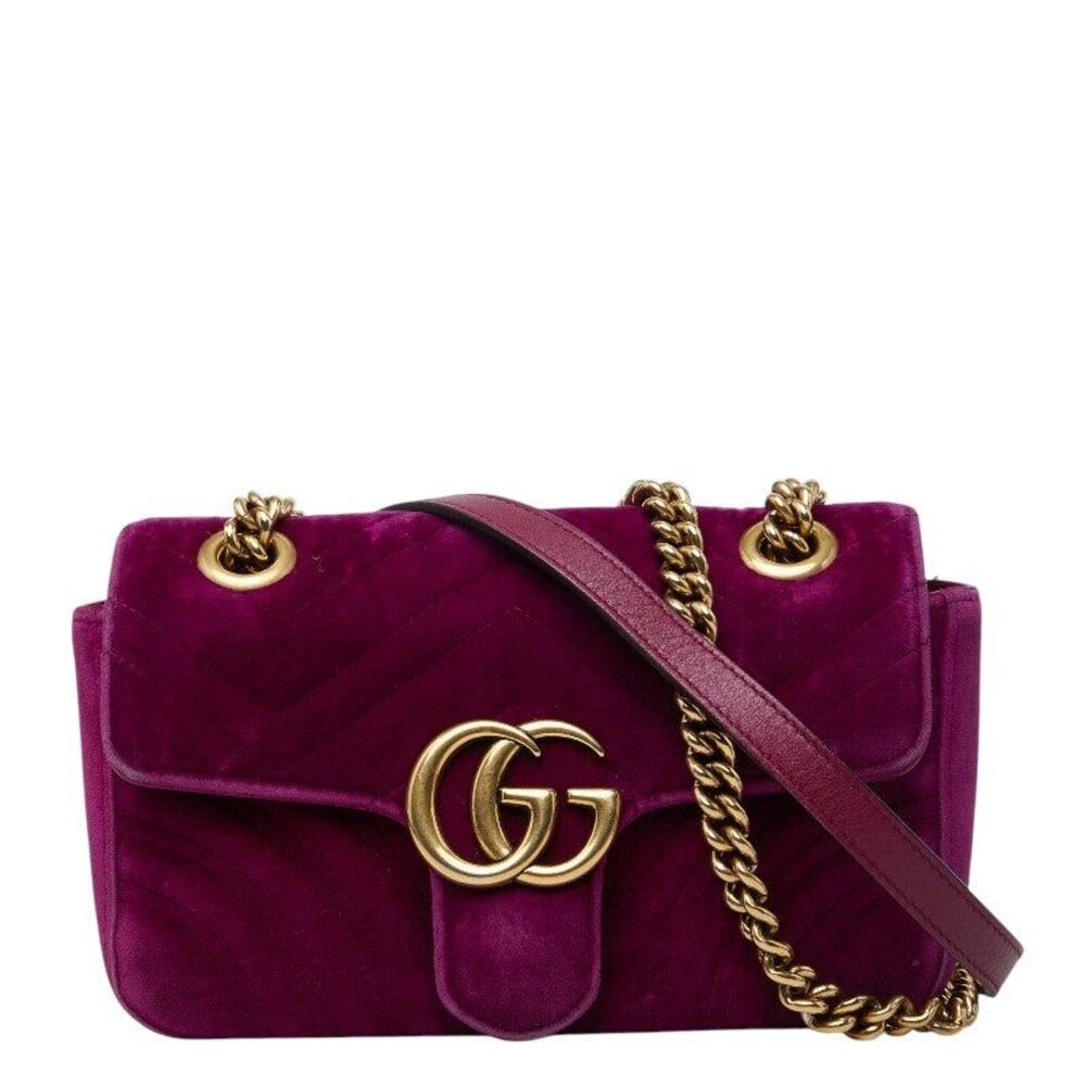 Gucci GG Marmont Quilted Chain Shoulder Bag